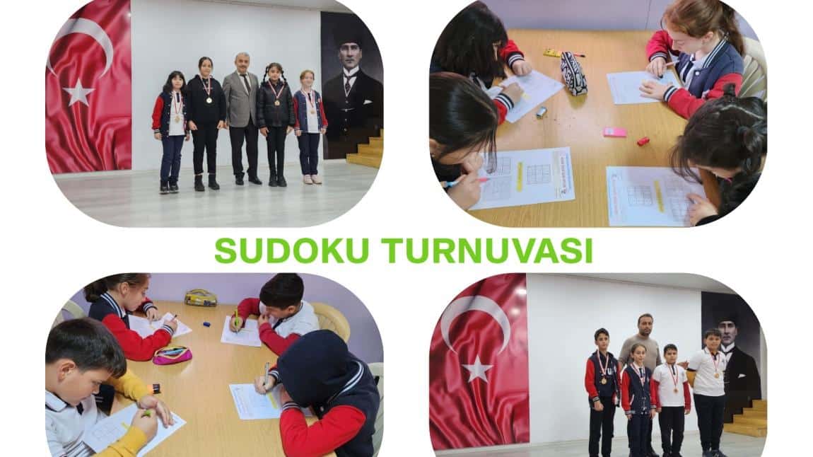 Öğrencilerimiz Sudoku Turnuvasından Derece İle Döndüler