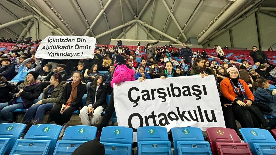 Öğrencilerimizle Trabzonspor Maçındayız.